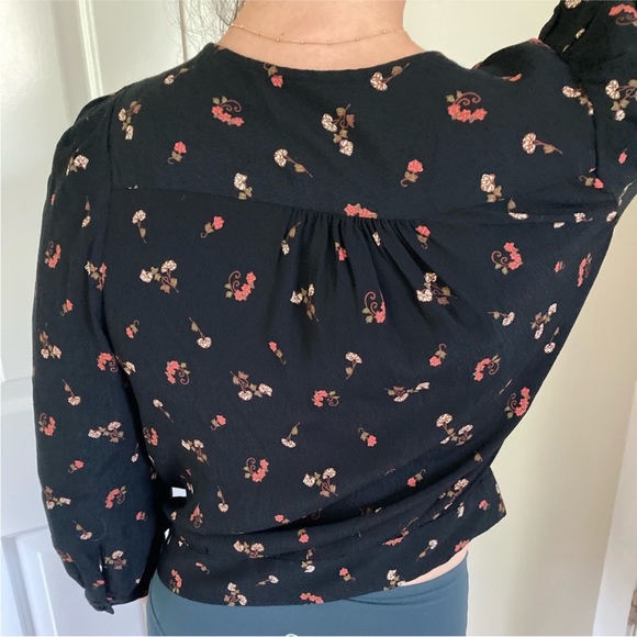MADEWELL Wrap Floral Top - Picture 11 of 15